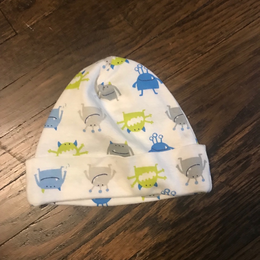 Monster printed hat